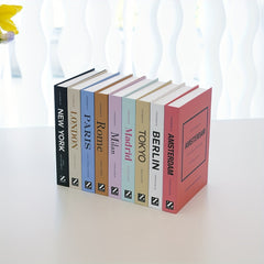 ChicBooks - Elegante Boekensteunen Set in Crème