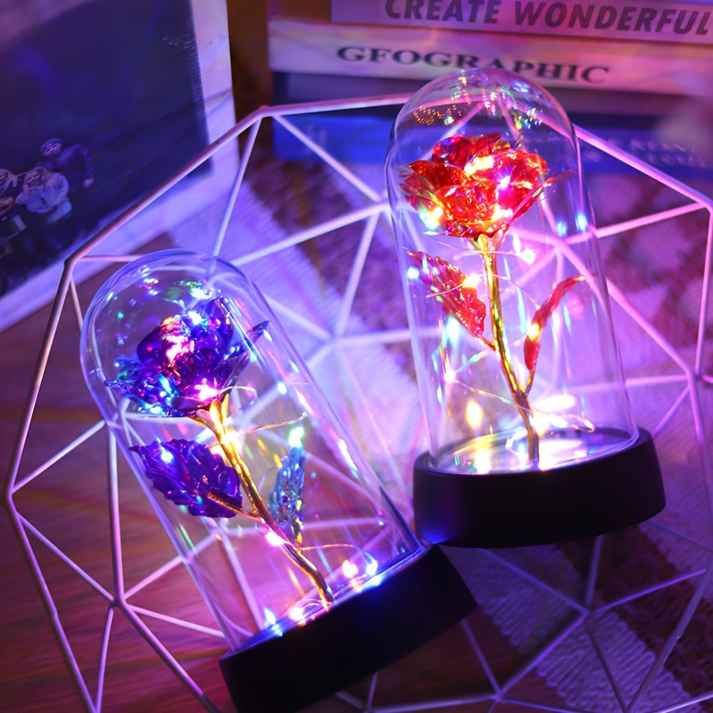 GoldenRose – Luxe Rozenlamp voor Interieurdecoratie