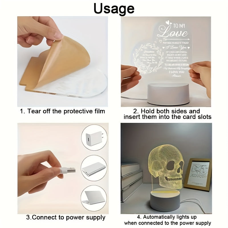 SkullGlow Lamp - Unieke 3D LED Tafeldecoratie