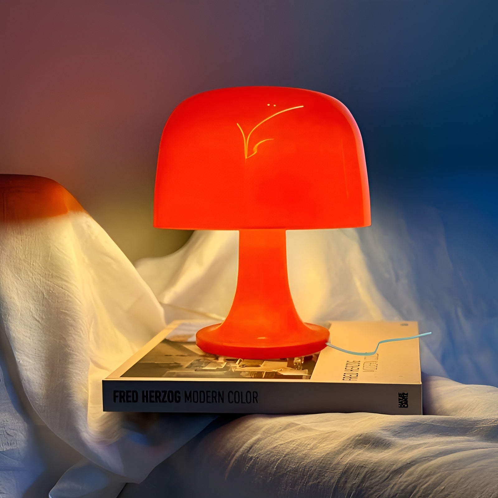 Stijlvolle Vintage Mushroom Lamp met Dimbare LED & USB Voeding