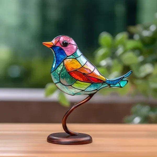 LuxeBird – Handgemaakte Glazen Vogels voor Interieurdecoratie