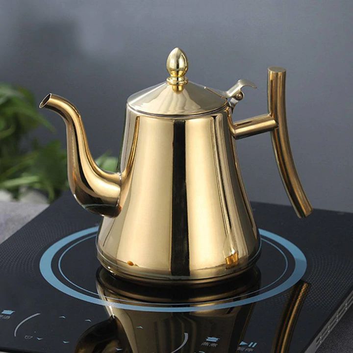 Stijlvolle Infusio Theepot - van Roestvrij Staal voor Perfecte Theemomenten