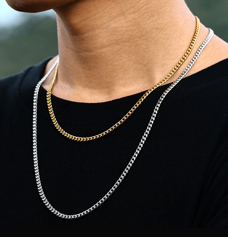 Elegante Cubaanse Schakelketting - Noah