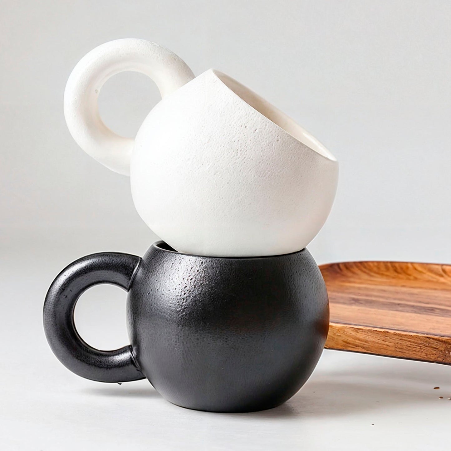 Stella Cup – Luxe Geometrische Porseleinen Beker
