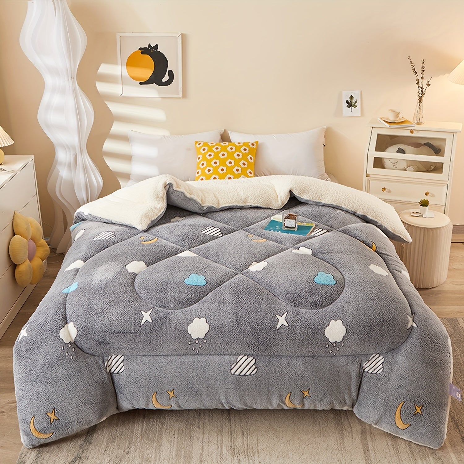 FloralDream – Zacht Fleece Winter Dekbed