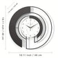 GeoClock - Elegante Zwarte Geometrische Muurklok