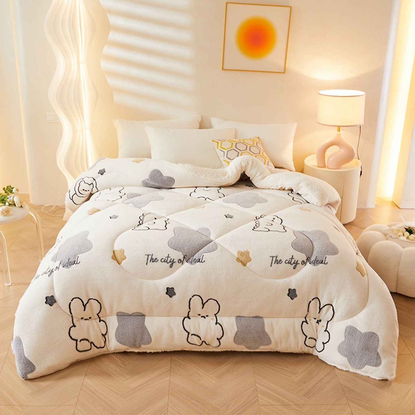 FloralDream – Zacht Fleece Winter Dekbed