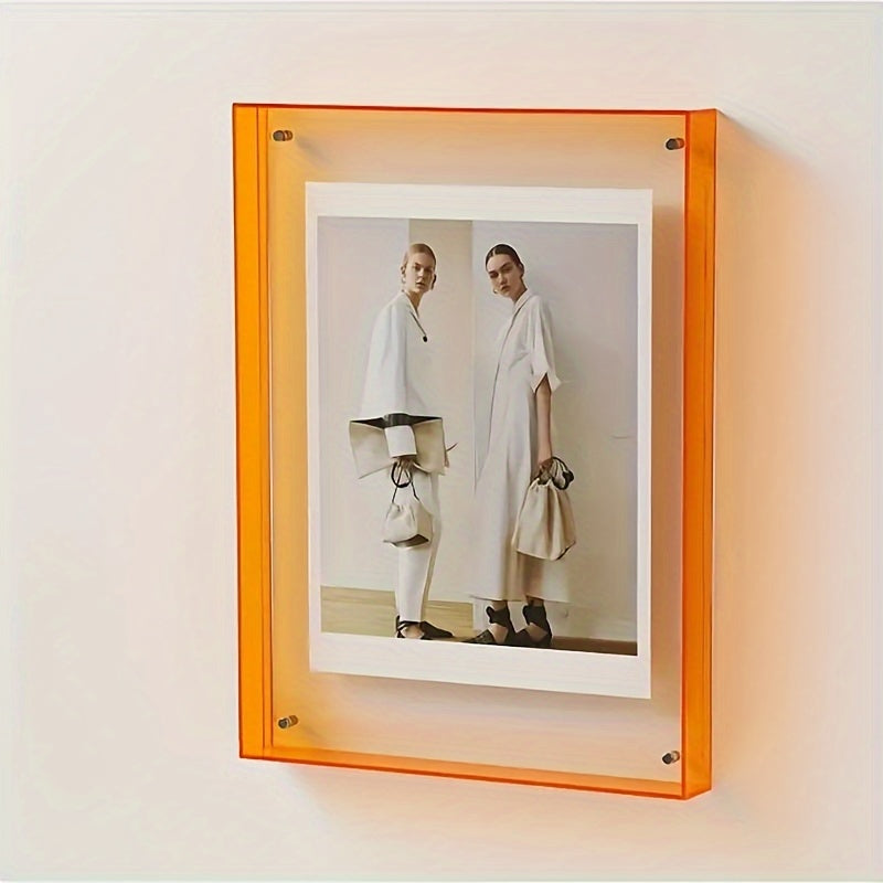 VividFrame – Kleurrijke Transparante Fotolijst voor Muur en Tafel