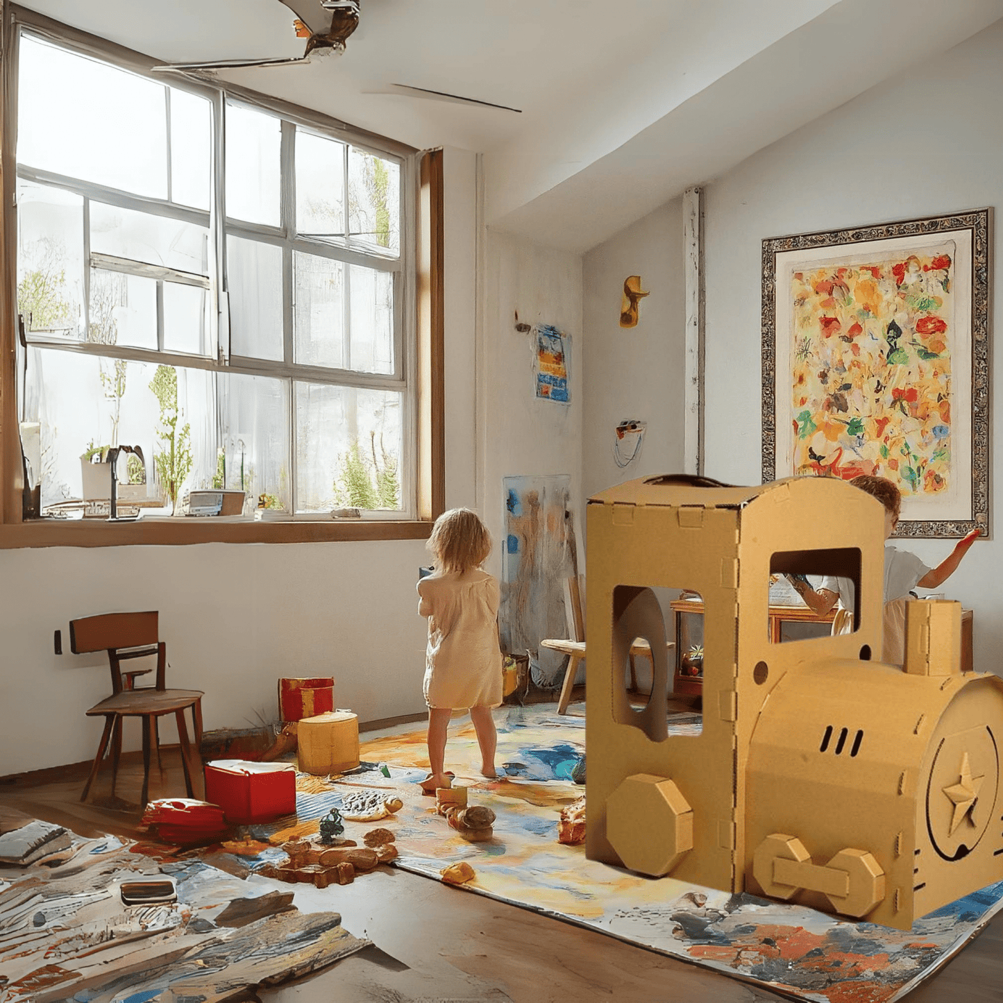 Montessori Creatief Kartonset - DIY Figuren Bouwen en Spelen