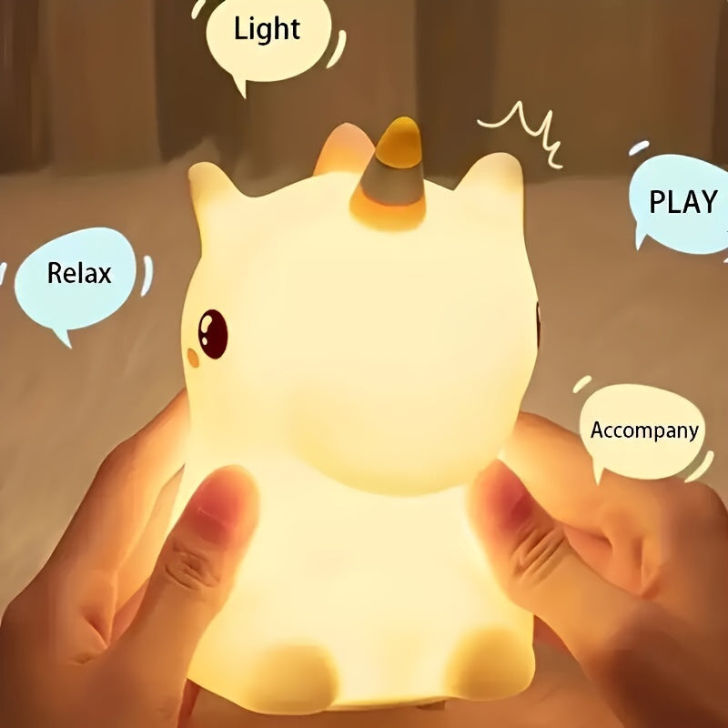 UnicornGlow Night Light - Kleurrijk LED Lampje met Bescherming