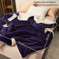 Luxe Comfort – Donkerpaarse Fleece Deken van Melkfleece