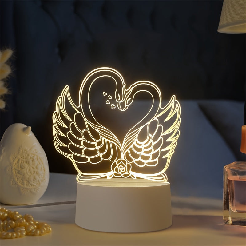 SwaneLume – USB 3D LED Tafelverlichting