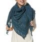 SoftWeave Scarf - Elegant Ajour Strick in Lichte Stof