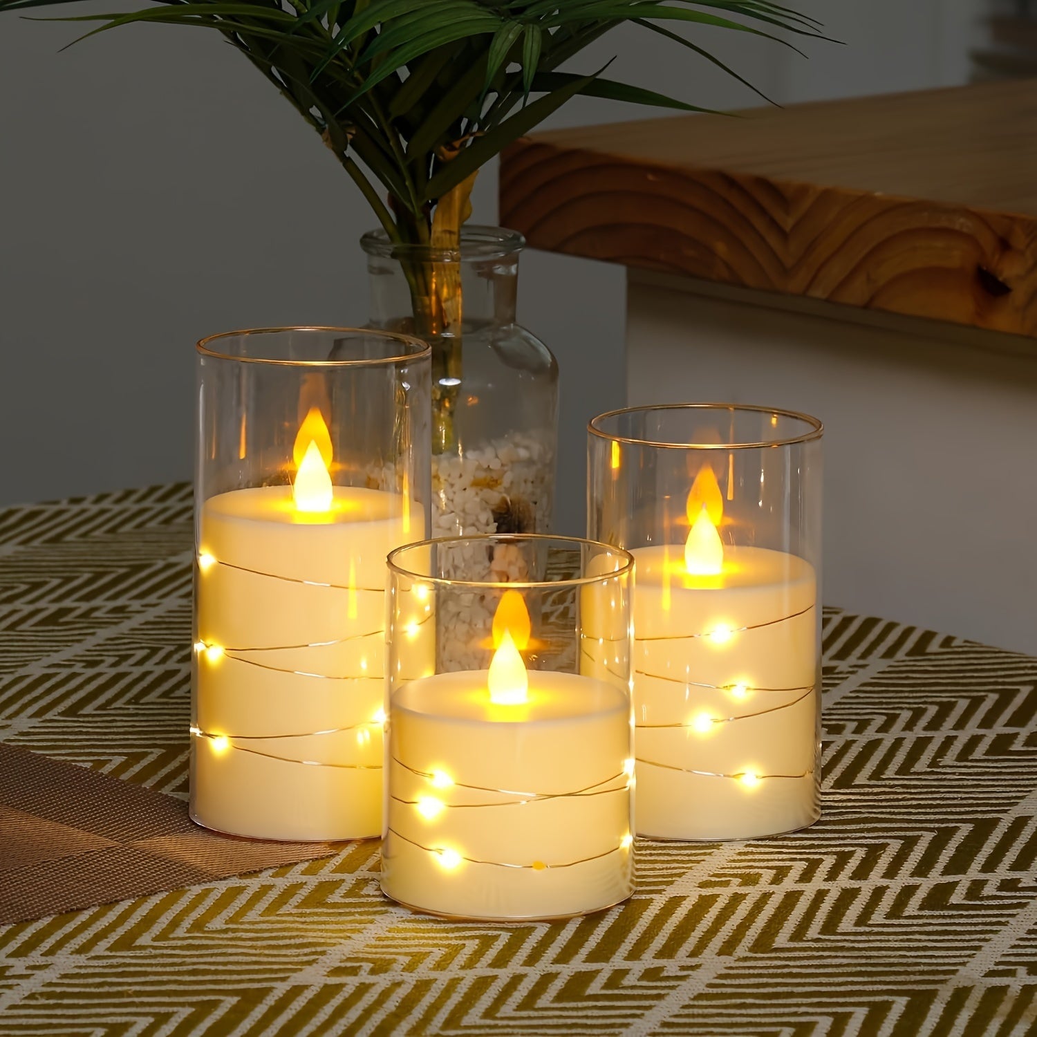 RomanticGlow – LED Kaarsen Set met Afstandsbediening