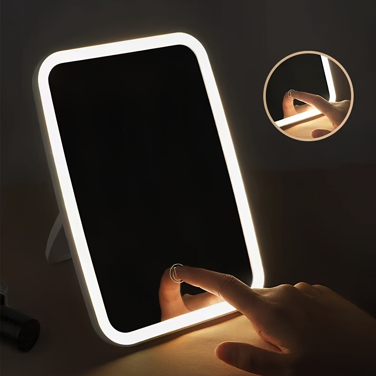 BloomMirror - Elegante LED Make-up Spiegel USB-Oplaadbaar