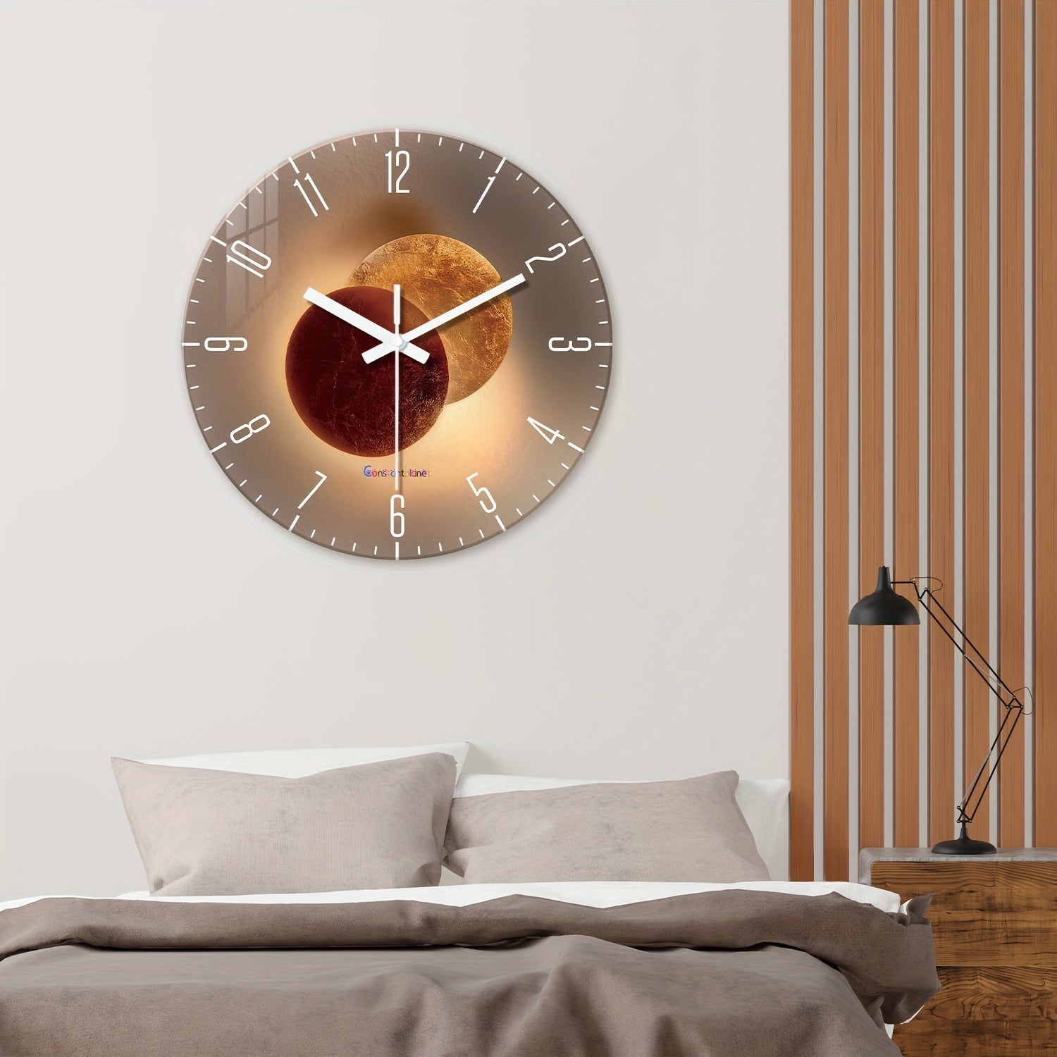 CosmicLight Clock – Design Wandklok met Planetenthema