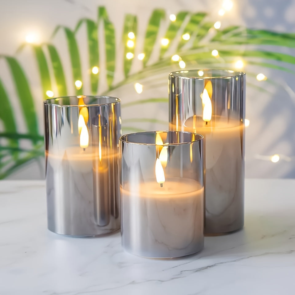 FlameFree LED Candle Set – Stijlvolle Sfeerverlichting voor Binnen en Buiten