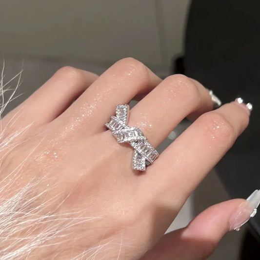 Elegante Verstelbare Diamanten Knoopring - Serena Collection