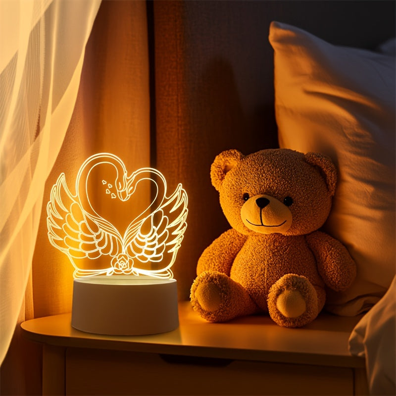 SwaneLume – USB 3D LED Tafelverlichting