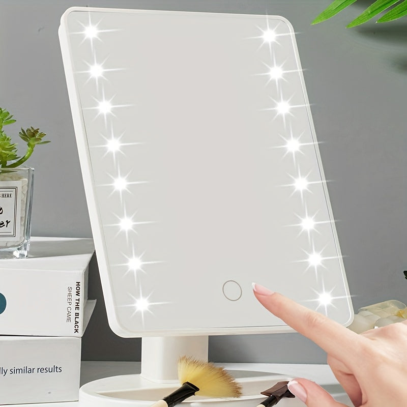 GlowMirror – Draagbare Make-up Spiegel met LED Verlichting