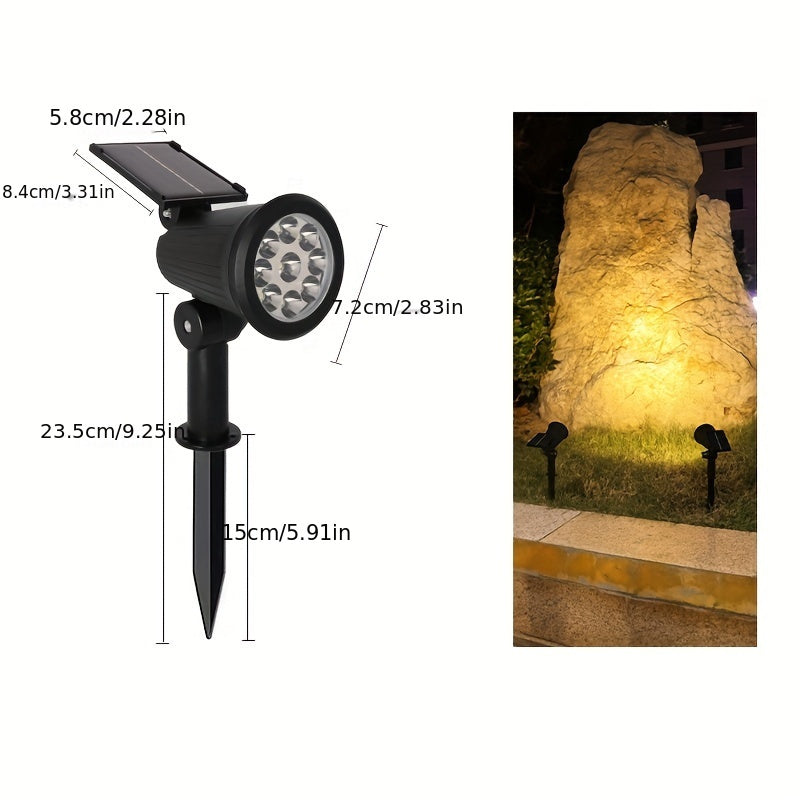 SolarLuxe Spotlight - Duurzame 9LED Tuinverlichting