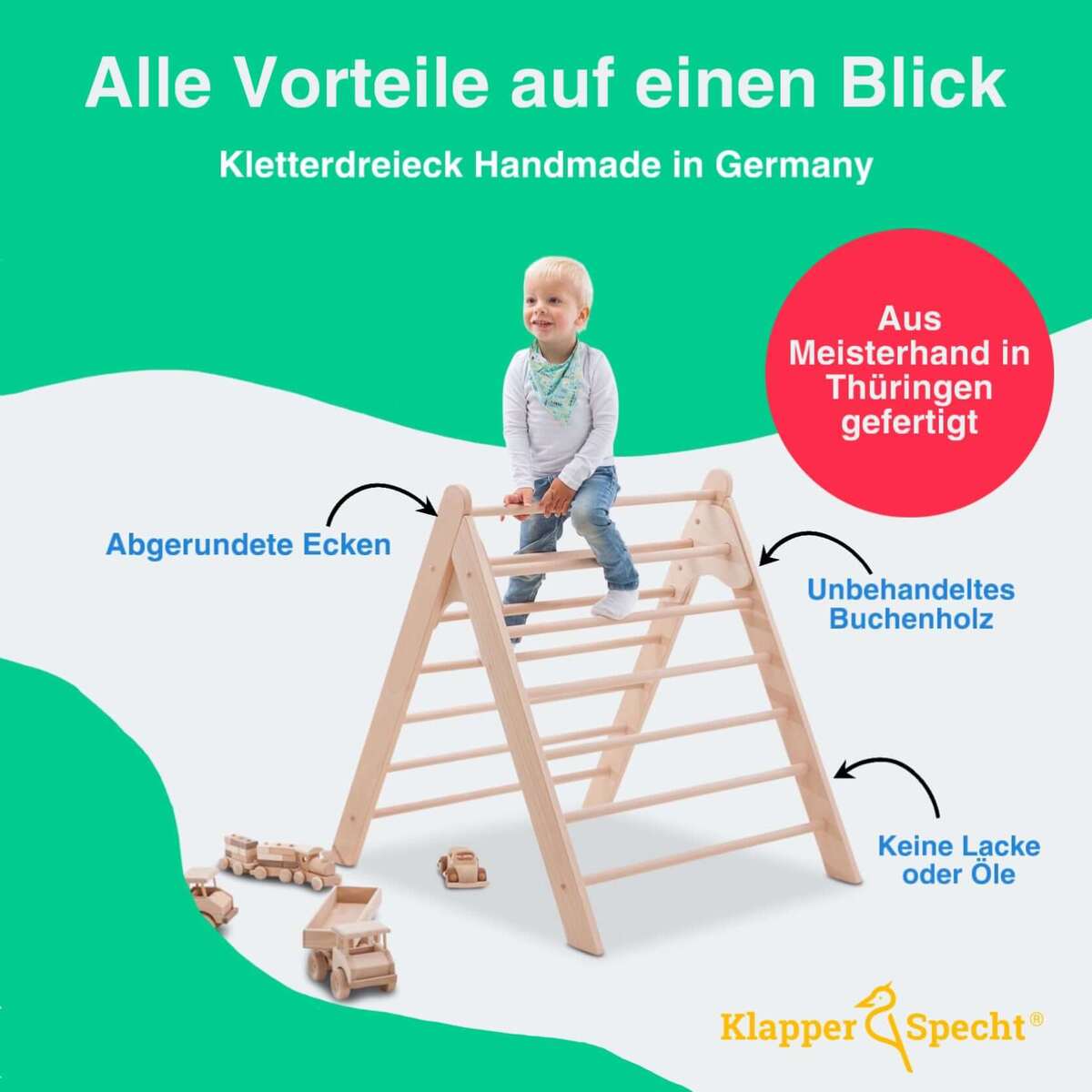 PlayBar - Duurzame Handgemaakte Klimstok voor Kinderen