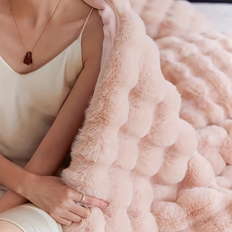 Elegante Rabbit Fleece Deken - Luxe en Duurzaam