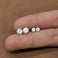 Lumen Sparkle - Tijdloze Titanium Zirkonia Oorknopjes