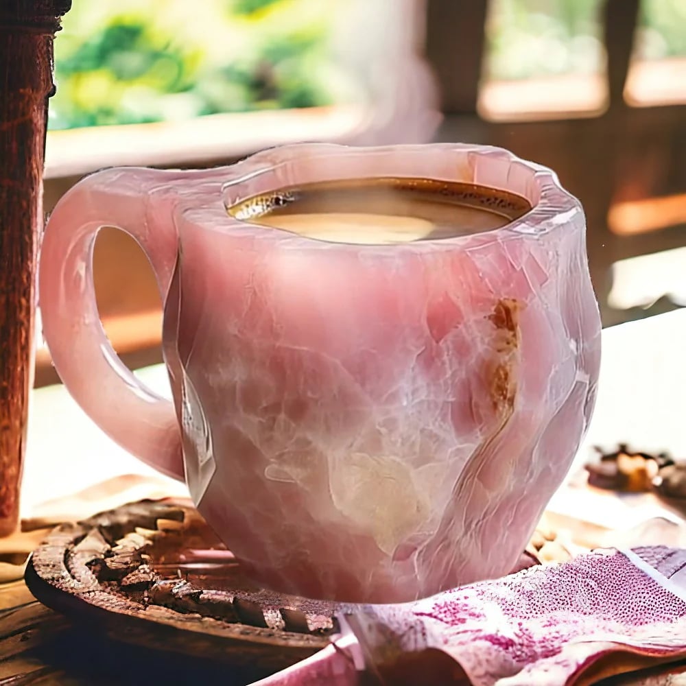 CrystalBrew - Luxe Kristallen Koffiemok voor Thuis