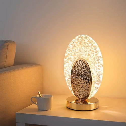 PeacockLuxe – Elegante Luxe Tafellamp voor Interieur