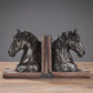 Equestrian Elegance - Paardenhoofd Boekensteunen voor Interieur