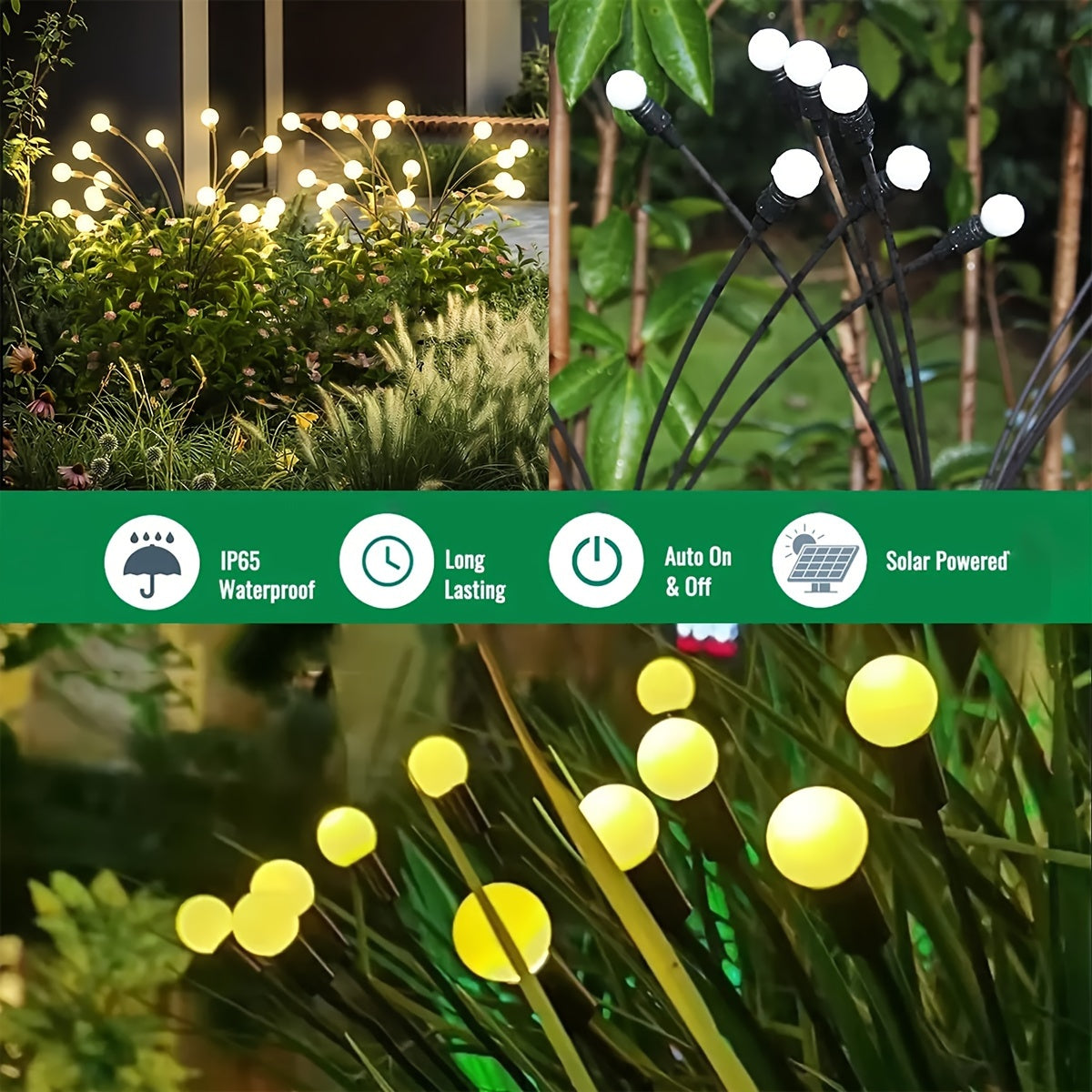 SolarFirefly Lights - Stijlvolle LED Tuindecoratie voor Buiten