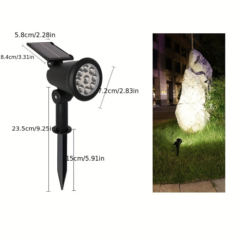 SolarLuxe Spotlight - Duurzame 9LED Tuinverlichting