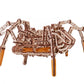 WoodCraft Spider Puzzle - 3D Mechanisch Model