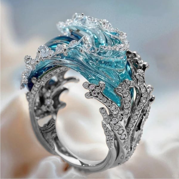 OceanSpirit Necklace - Elegante Maritieme Ketting in Goud/Zilver