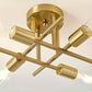 SatelliteLight – Moderne Industriële Plafondlamp in Zwart Ijzer