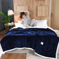 Finley - Luxe Fluweelachtige Fleece Deken voor Warme Avonden