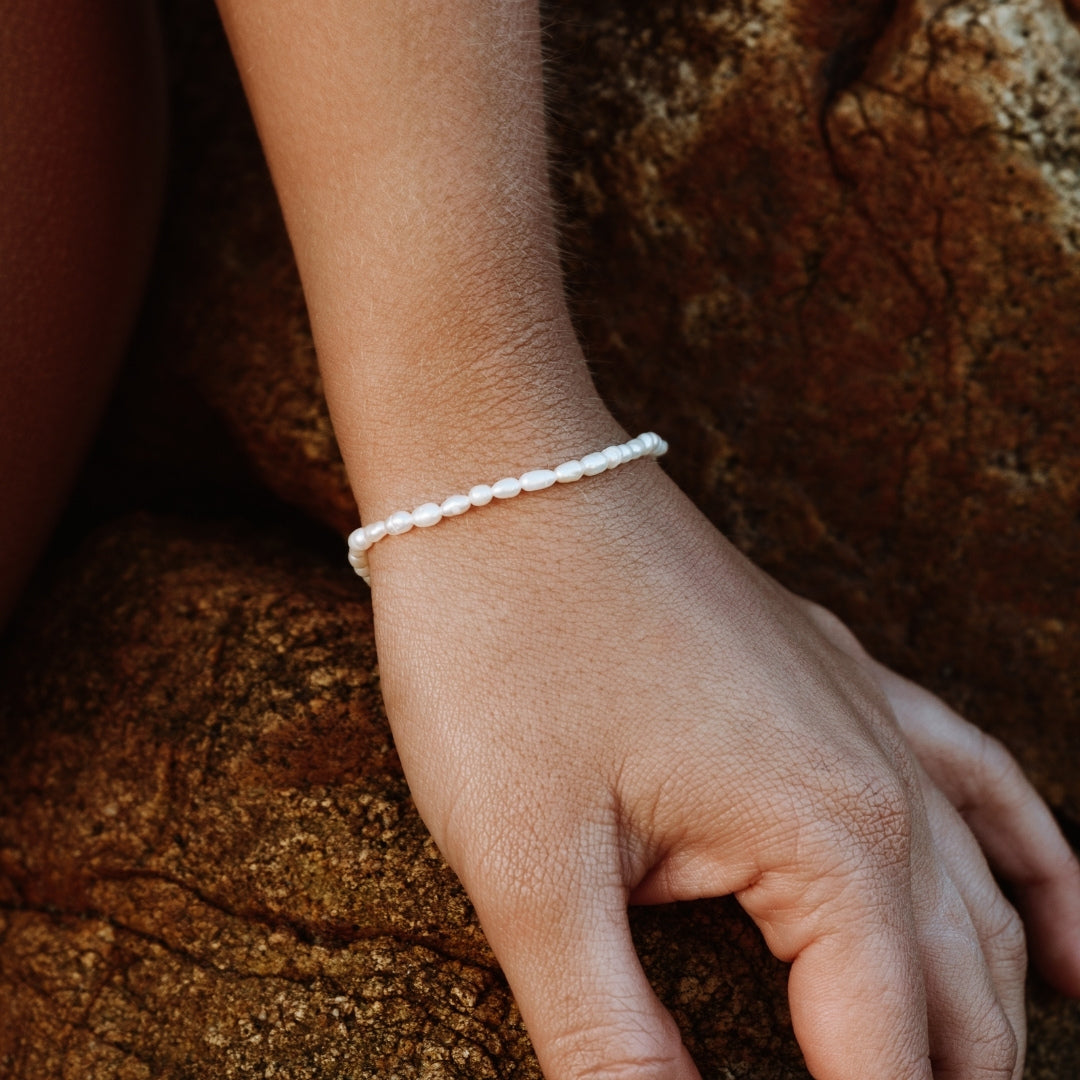 Elegante Armband met Prachtige Zoetwaterparels - Marina Collection