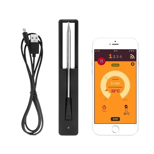 SmartMeat Thermometer - Innovatieve Draadloze Vleesperfectie