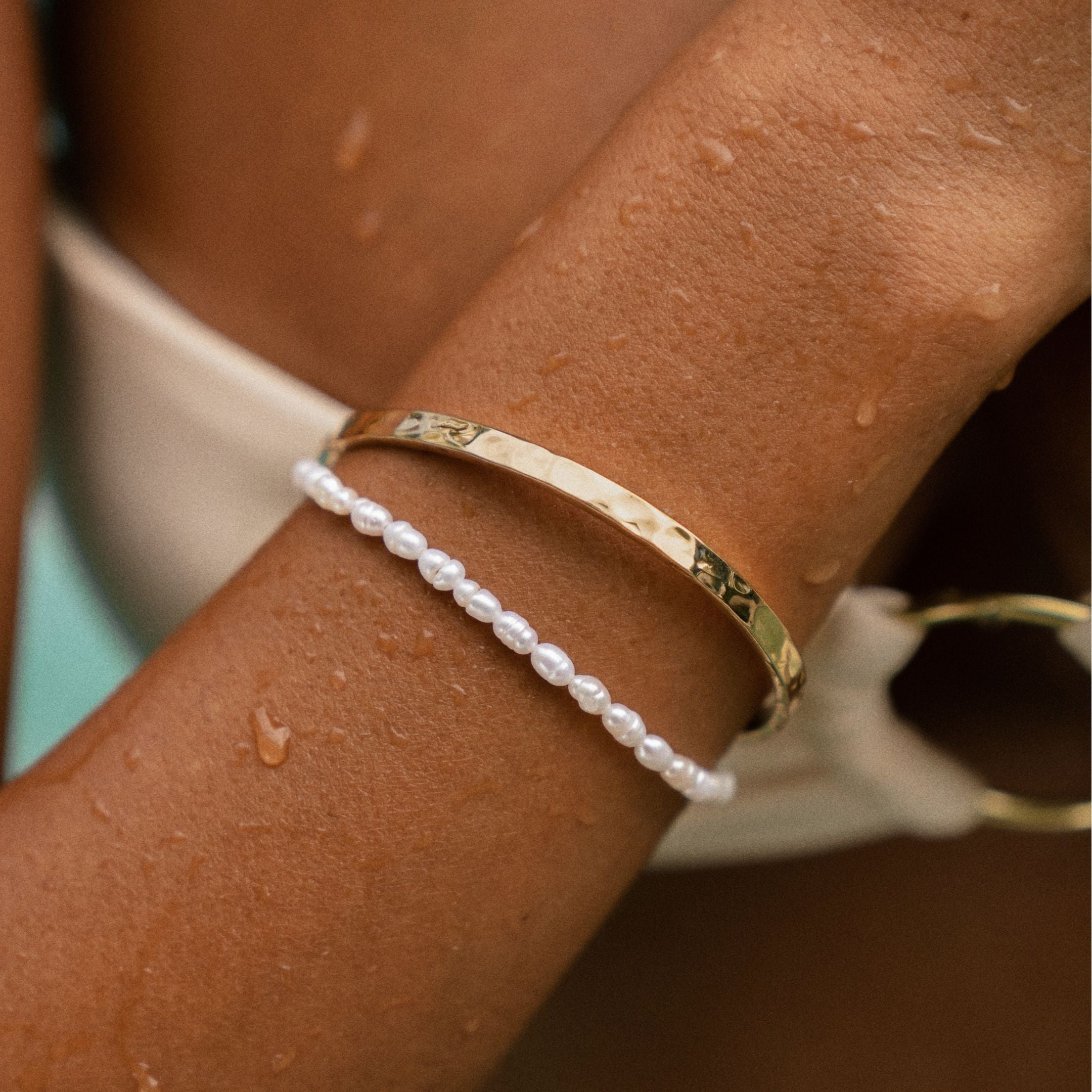 Elegante Armband met Prachtige Zoetwaterparels - Marina Collection