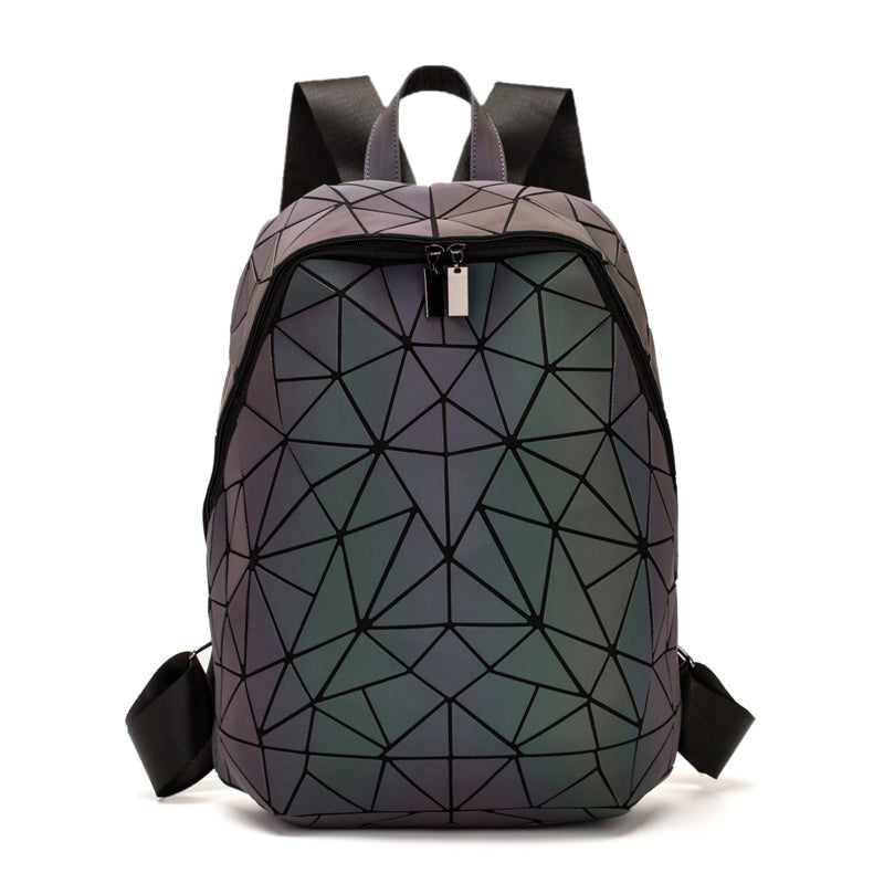 GinaGlow - Geometrische Glow-in-the-Dark Rugtas