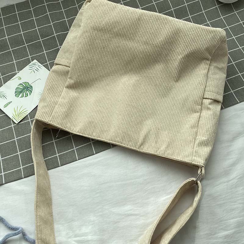 StyleLoom - Luxe Corduroy Schoudertas voor Vrouwen