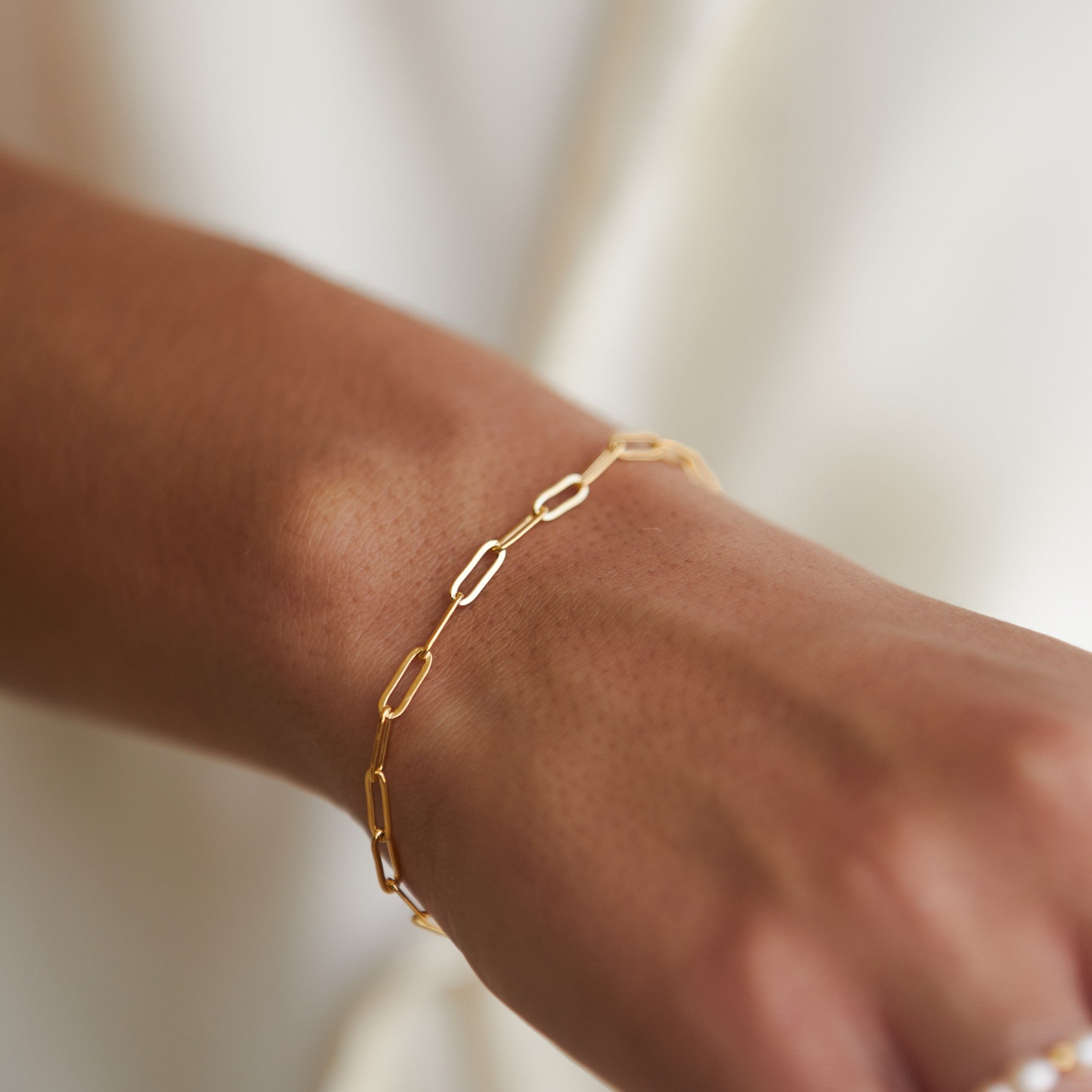 Nova Paperclip Link Bracelet