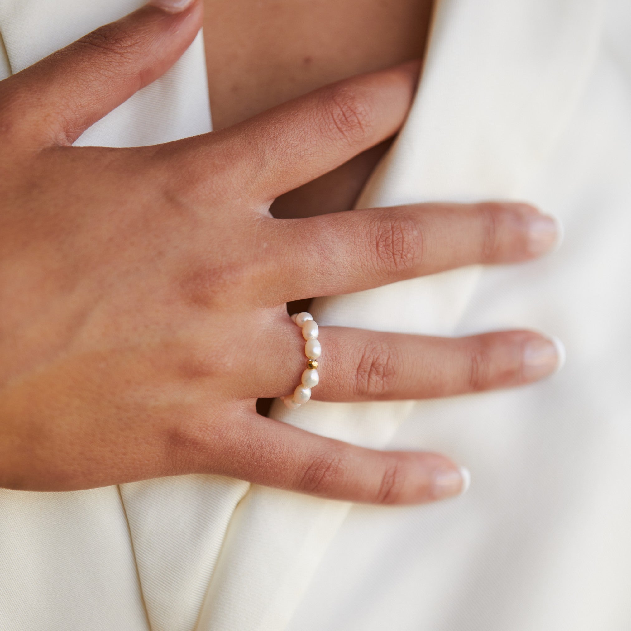 Elegante Oceaan Parel Ring voor Dames - Unieke Parelsieraden