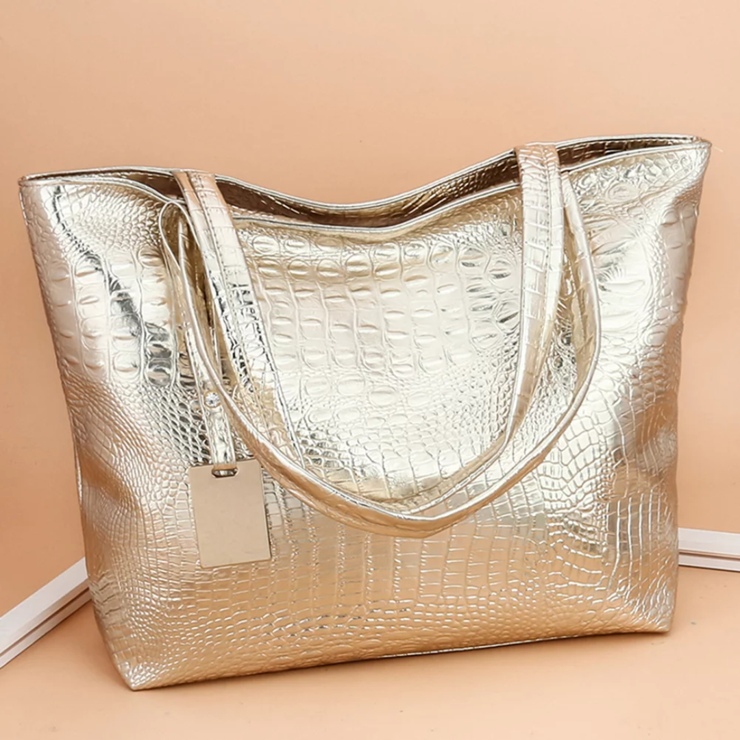 IsabellaBag – Luxe Schoudertas met Krokodillenprint