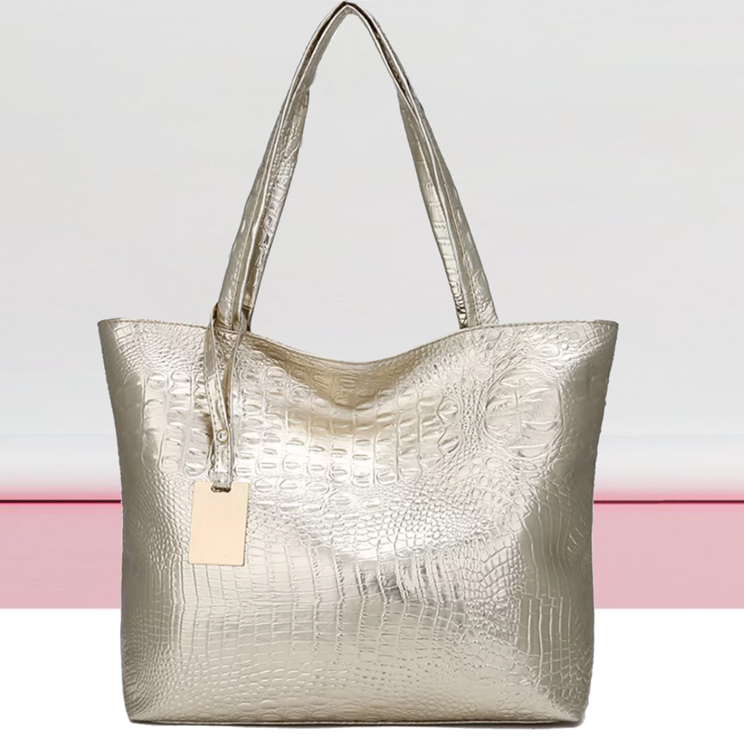 IsabellaBag – Luxe Schoudertas met Krokodillenprint