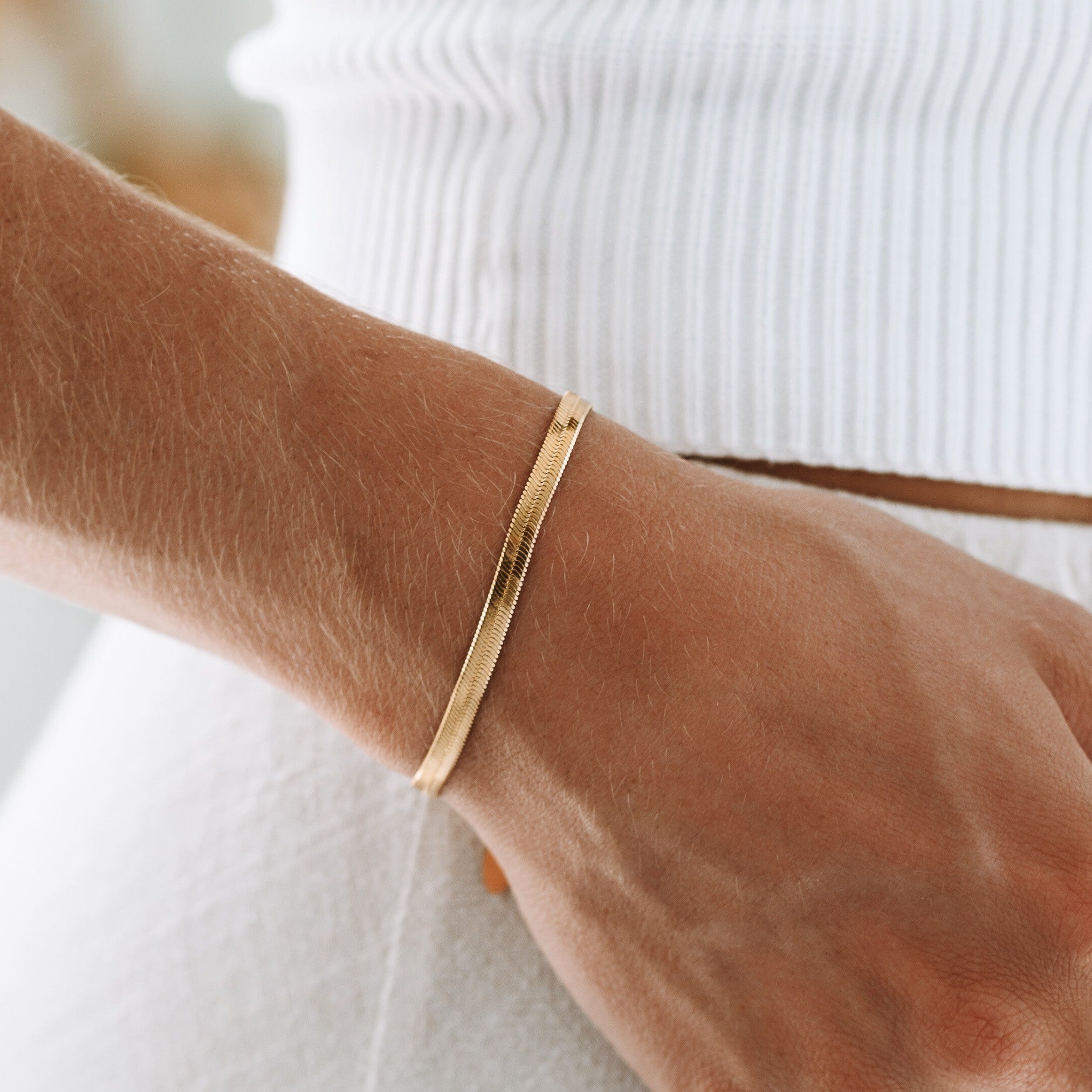 Elegant Lana Herringbone Bracelet