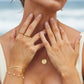 Elegantes Stapelring-Set - Luna