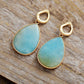 Amara Earrings – Tropische Amazoniet Sieraden