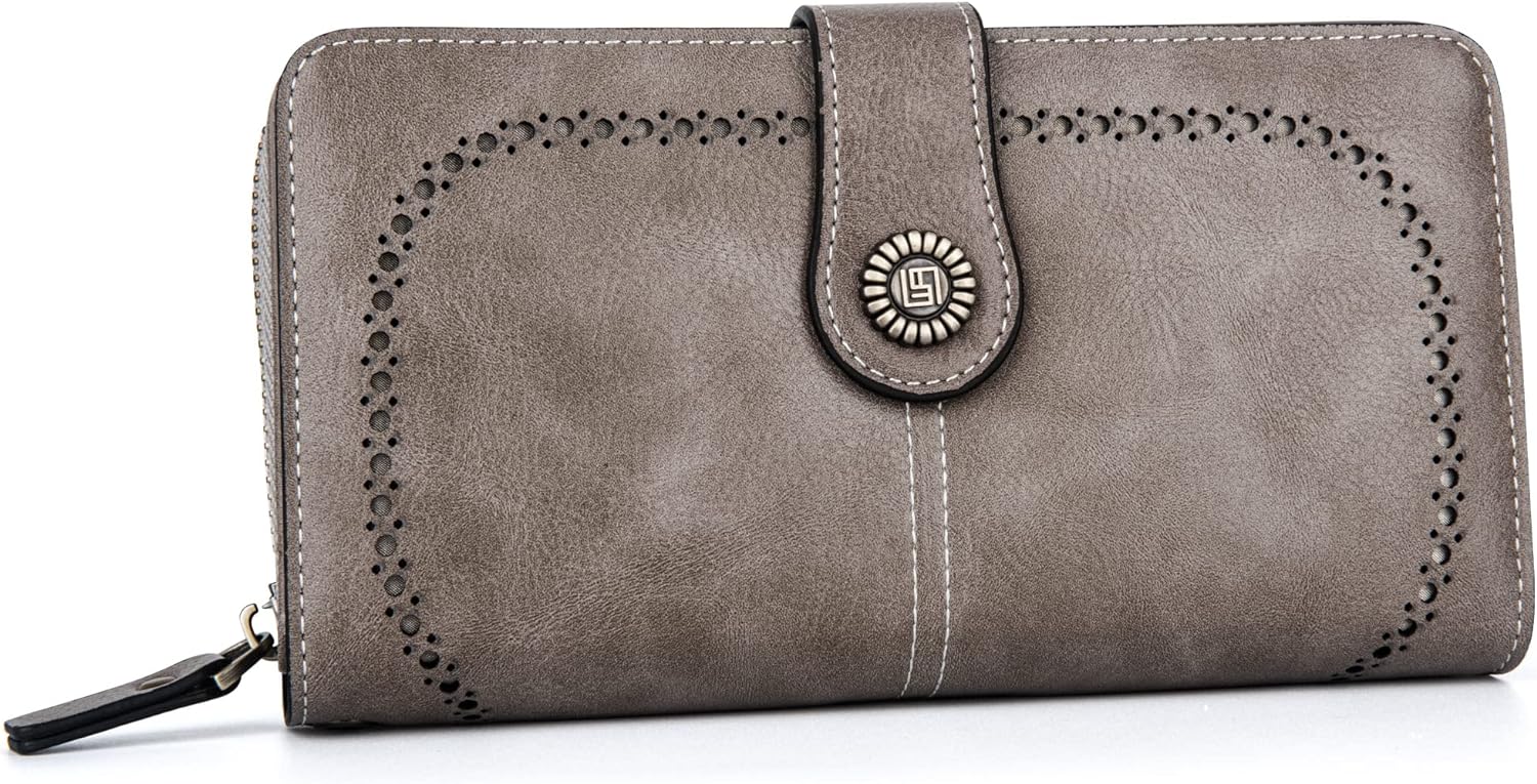 LeatherMax - Stijlvolle Leren Portemonnee met Polsband